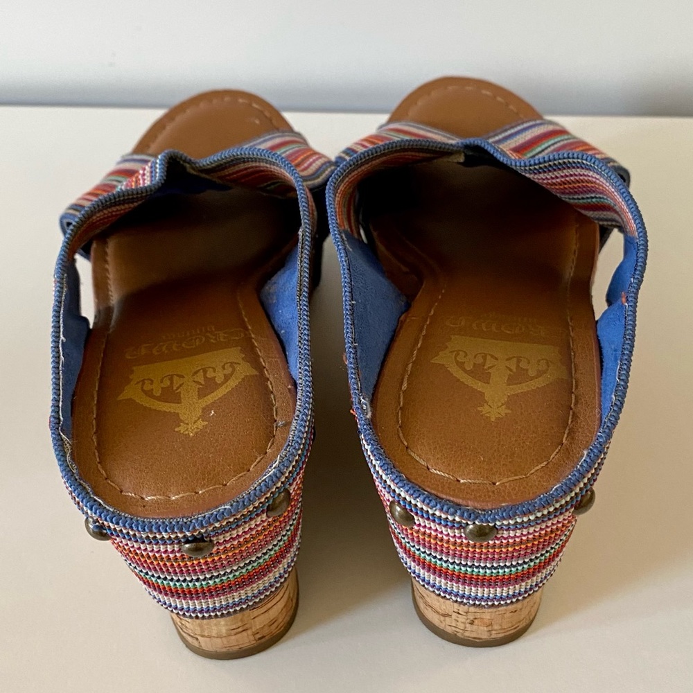 Crown Vintage Multicolored Wedge Sandal